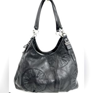 Coach Madison Embellished Leather Op Art Maggie Style 16504 Shoulder Bag